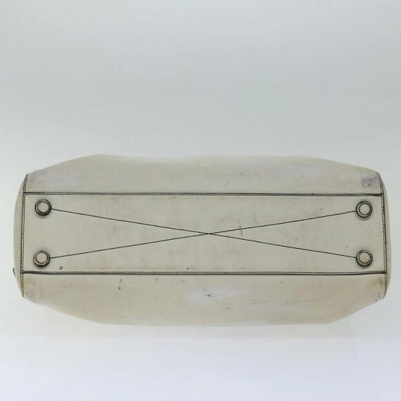 PRADA Hand Bag Leather White Auth ar11644B - Picture 5 of 16